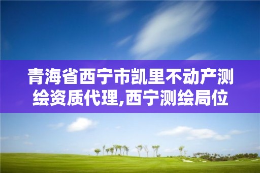 青海省西宁市凯里不动产测绘资质代理,西宁测绘局位置。