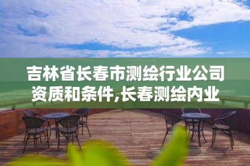 吉林省长春市测绘行业公司资质和条件,长春测绘内业招聘。