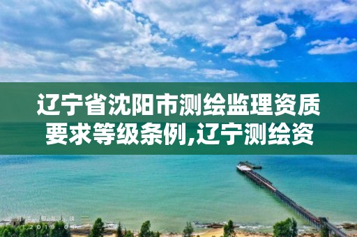 辽宁省沈阳市测绘监理资质要求等级条例,辽宁测绘资质单位。