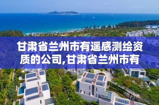 甘肃省兰州市有遥感测绘资质的公司,甘肃省兰州市有遥感测绘资质的公司有哪些。