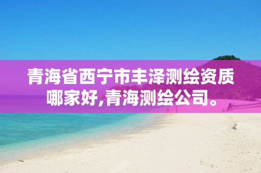 青海省西宁市丰泽测绘资质哪家好,青海测绘公司。