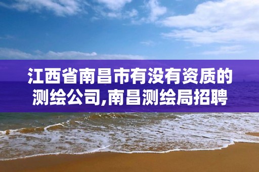 江西省南昌市有没有资质的测绘公司,南昌测绘局招聘。