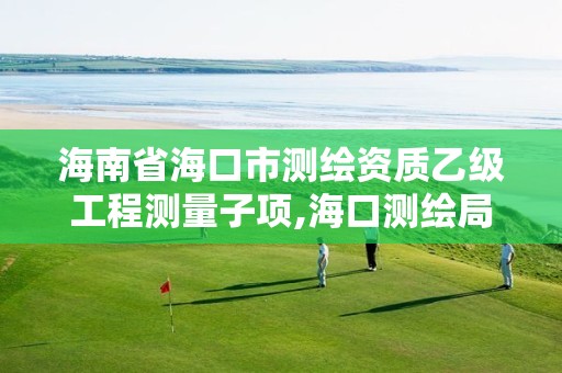 海南省海口市测绘资质乙级工程测量子项,海口测绘局招聘。