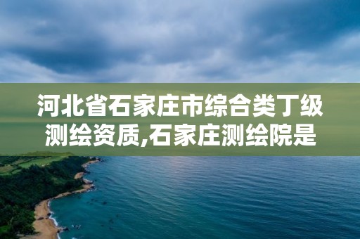 河北省石家庄市综合类丁级测绘资质,石家庄测绘院是国企吗。