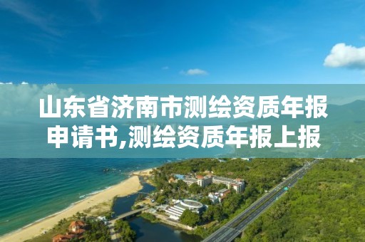 山东省济南市测绘资质年报申请书,测绘资质年报上报说明怎么填。