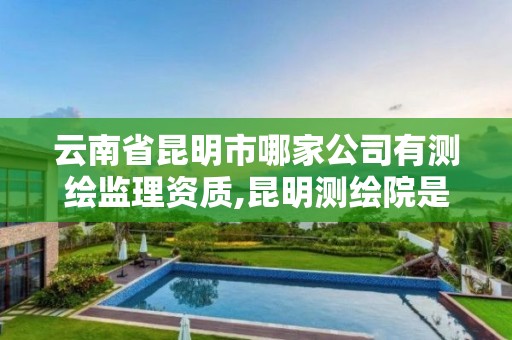 云南省昆明市哪家公司有测绘监理资质,昆明测绘院是什么单位。