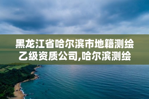 黑龙江省哈尔滨市地籍测绘乙级资质公司,哈尔滨测绘地理信息局。