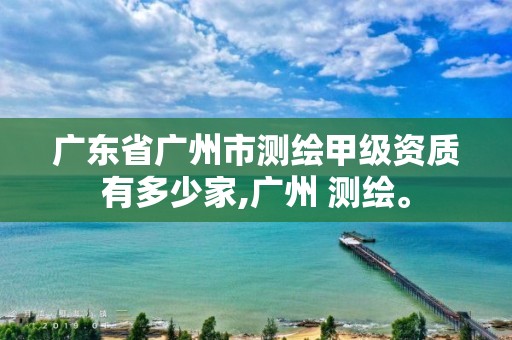 广东省广州市测绘甲级资质有多少家,广州 测绘。