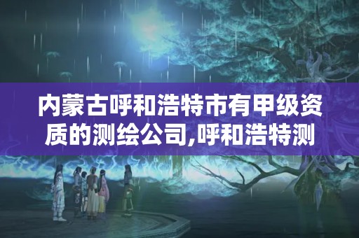 内蒙古呼和浩特市有甲级资质的测绘公司,呼和浩特测绘公司招聘。