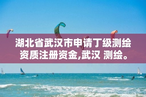 湖北省武汉市申请丁级测绘资质注册资金,武汉 测绘。