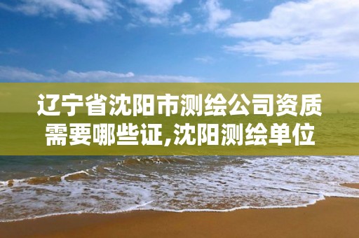 辽宁省沈阳市测绘公司资质需要哪些证,沈阳测绘单位招聘。