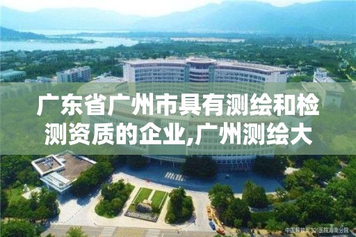 广东省广州市具有测绘和检测资质的企业,广州测绘大公司有哪些。