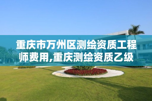 重庆市万州区测绘资质工程师费用,重庆测绘资质乙级申报条件。