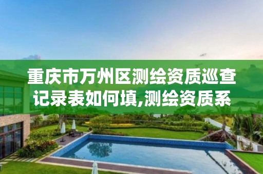 重庆市万州区测绘资质巡查记录表如何填,测绘资质系统人员查重。