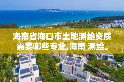 海南省海口市土地测绘资质需要哪些专业,海南 测绘。