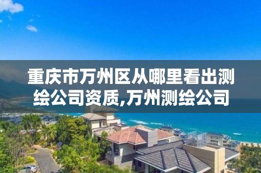 重庆市万州区从哪里看出测绘公司资质,万州测绘公司招聘。