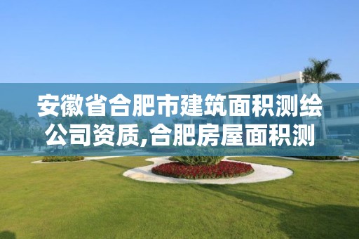 安徽省合肥市建筑面积测绘公司资质,合肥房屋面积测绘公司。