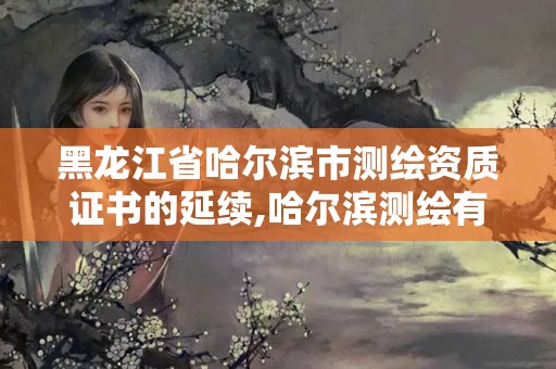 黑龙江省哈尔滨市测绘资质证书的延续,哈尔滨测绘有限公司。