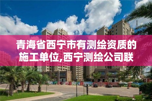 青海省西宁市有测绘资质的施工单位,西宁测绘公司联系方式。