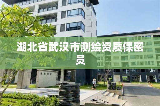 湖北省武汉市测绘资质保密员