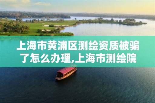 上海市黄浦区测绘资质被骗了怎么办理,上海市测绘院购买图纸。