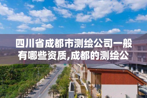 四川省成都市测绘公司一般有哪些资质,成都的测绘公司。