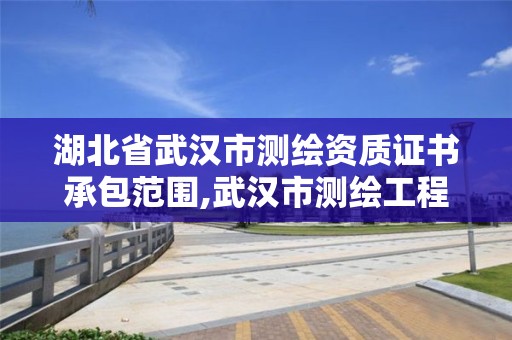 湖北省武汉市测绘资质证书承包范围,武汉市测绘工程技术规定。