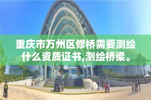 重庆市万州区修桥需要测绘什么资质证书,测绘桥梁。