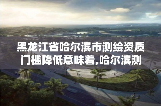 黑龙江省哈尔滨市测绘资质门槛降低意味着,哈尔滨测绘局怎么样。