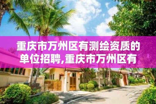 重庆市万州区有测绘资质的单位招聘,重庆市万州区有测绘资质的单位招聘吗。