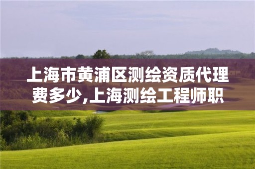 上海市黄浦区测绘资质代理费多少,上海测绘工程师职称评定条件及流程。