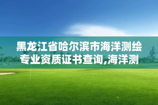 黑龙江省哈尔滨市海洋测绘专业资质证书查询,海洋测绘资质 内容。