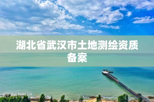 湖北省武汉市土地测绘资质备案