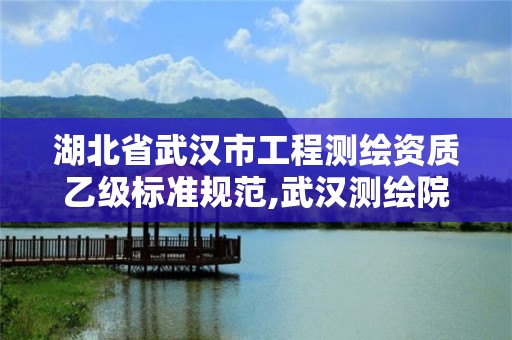 湖北省武汉市工程测绘资质乙级标准规范,武汉测绘院是什么级别。