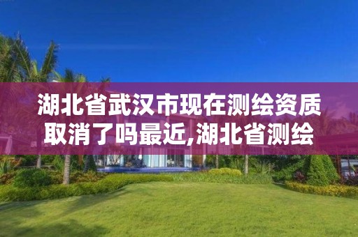 湖北省武汉市现在测绘资质取消了吗最近,湖北省测绘资质延期公告。