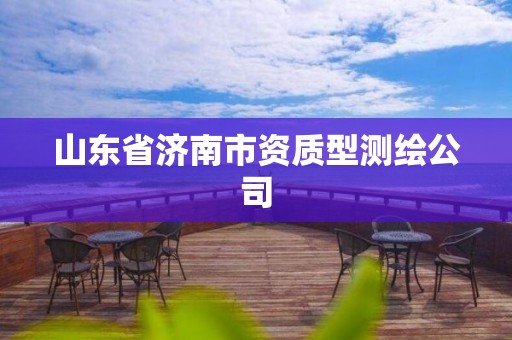 山东省济南市资质型测绘公司