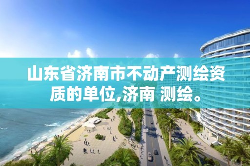 山东省济南市不动产的单位,济南 测绘。