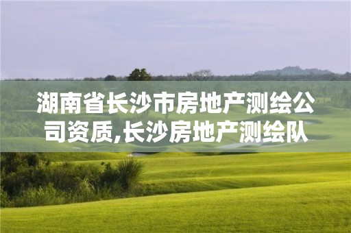 湖南省长沙市房地产测绘公司资质,长沙房地产测绘队。