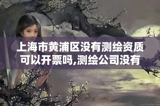 上海市黄浦区没有可以开票吗,测绘公司没有资质可以开发票吗。