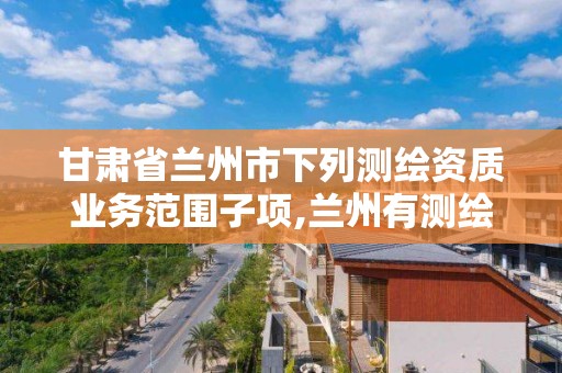 甘肃省兰州市下列的公司有。