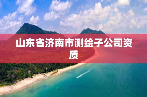 山东省济南市测绘子公司资质