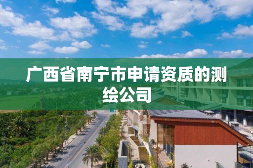 广西省南宁市申请资质的测绘公司 广西省南宁市申请资质的测绘公司
