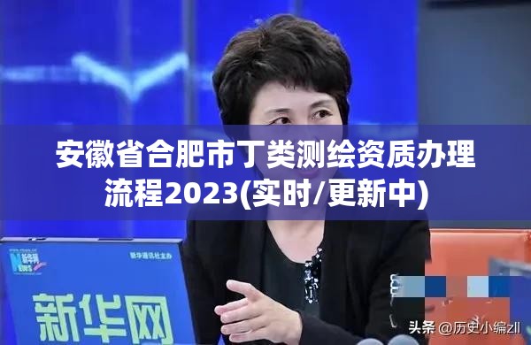 安徽省合肥市丁类测绘资质办理流程2023(实时/更新中)