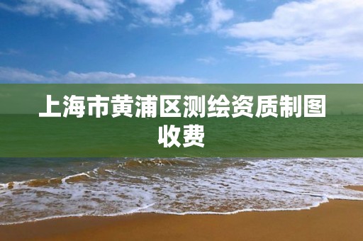 上海市黄浦区测绘资质制图收费