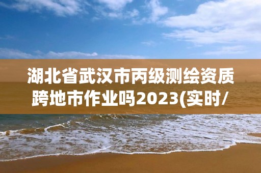 湖北省武汉市丙级测绘资质跨地市作业吗2023(实时/更新中)