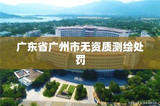 广东省广州市无资质测绘处罚