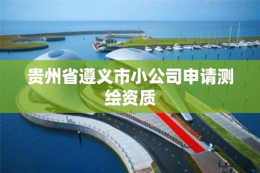 贵州省遵义市小公司申请测绘资质