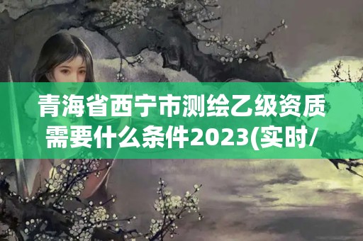 青海省西宁市测绘乙级资质需要什么条件2023(实时/更新中)