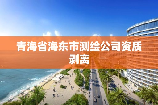 青海省海东市测绘公司资质剥离