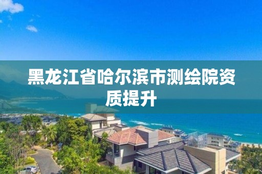 黑龙江省哈尔滨市测绘院资质提升